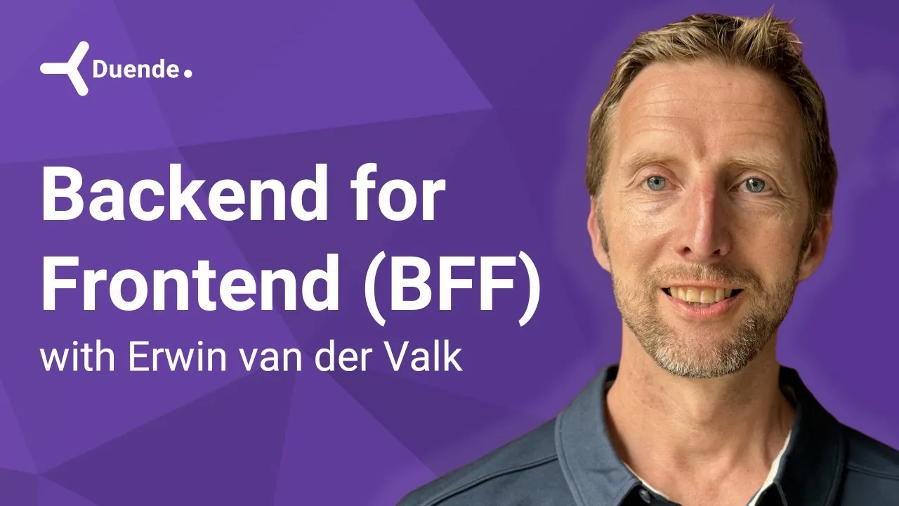 Token Management: Applying the Duende Backend for Frontend (BFF) Security Framework — webinar recording