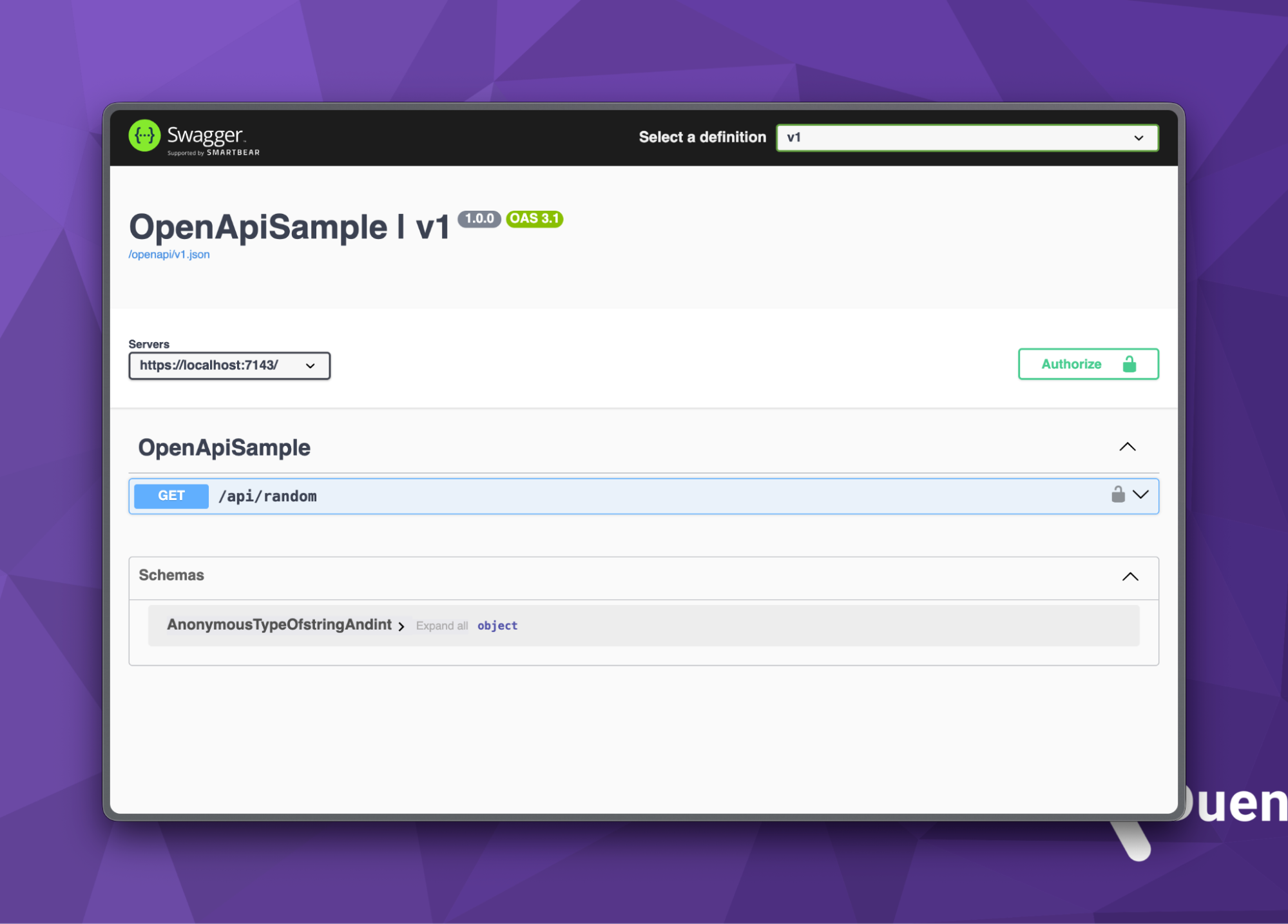 Swagger UI in .NET 10 with OAuth 2.0