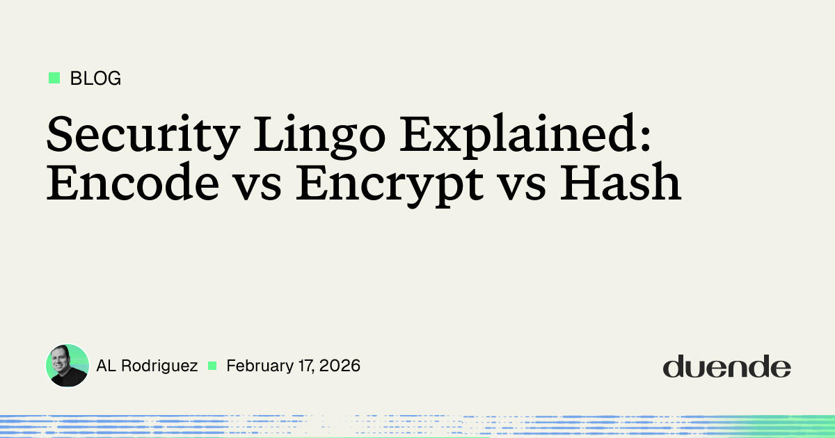 Security Lingo Explained: Encode vs Encrypt vs Hash | Duende