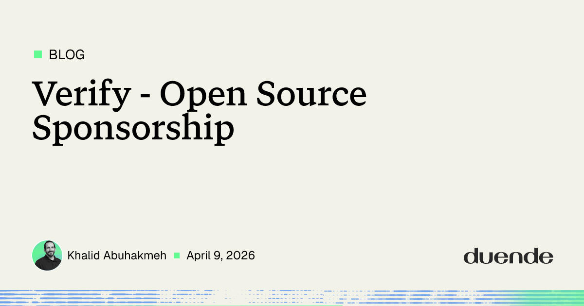 Verify - Open Source Sponsorship