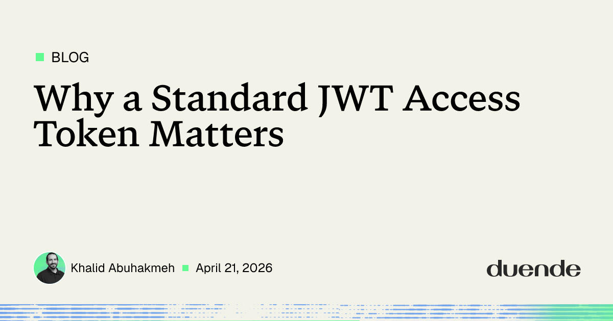 Why a Standard JWT Access Token Matters | Duende