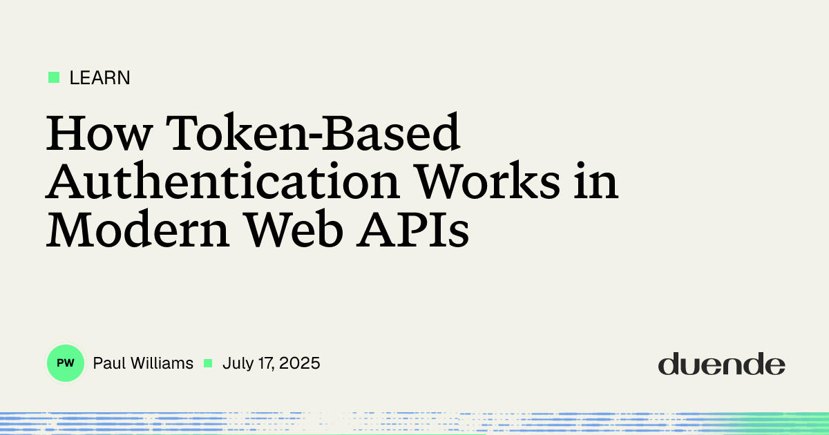 How Token-Based Authentication works in Web APIs | Duende