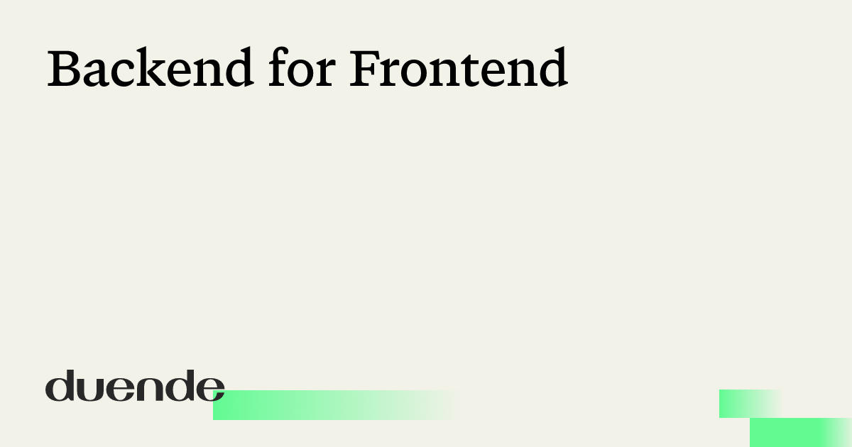 Backend for Frontend (BFF) Security Framework | Duende