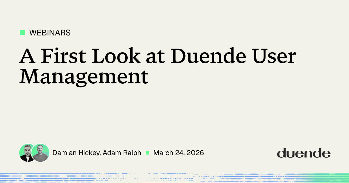 A First Look at Duende User Management | Duende
